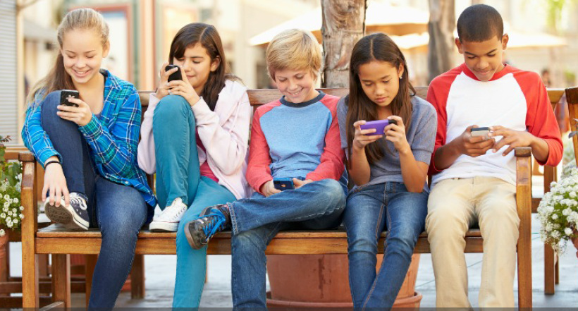 Filhos e o uso de celulares