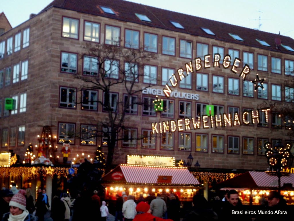 Mercado de Natal em Nuremberg, Alemanha